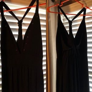 Women’s black maxi dress